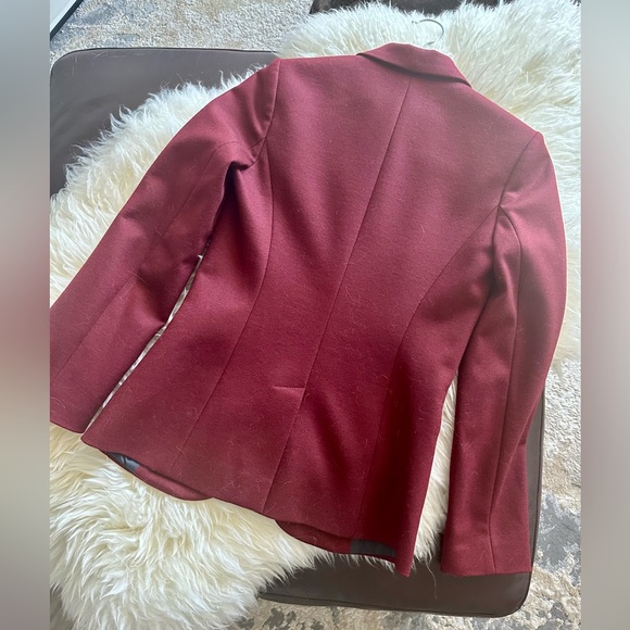 Judith & Charles burgundy wool jacket - Picture 2 of 4
